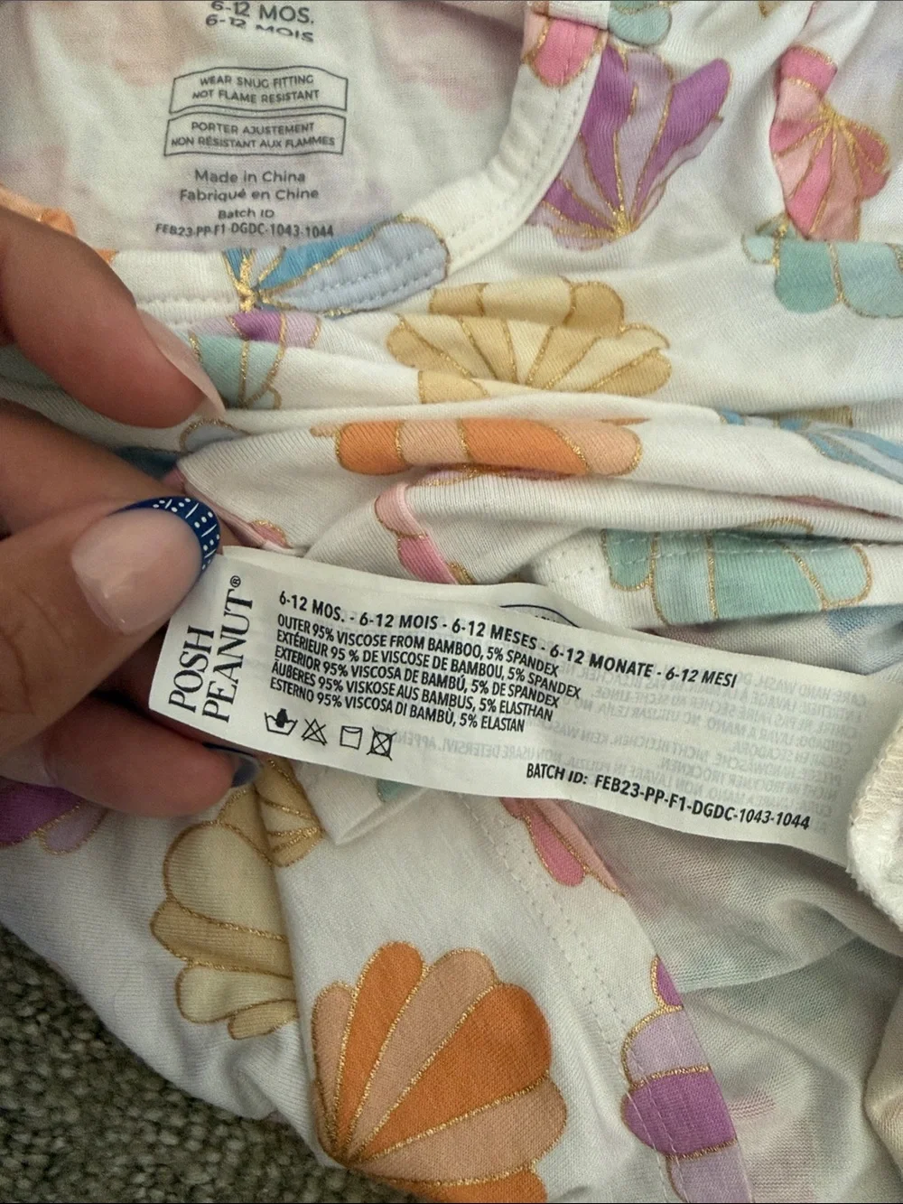 Posh Peanut Clamilla Short Sleeve Pajamas